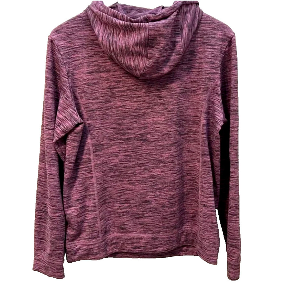Crane - Women's M Sweatshirt Dusty Pink and Black Hooded Front Pocket